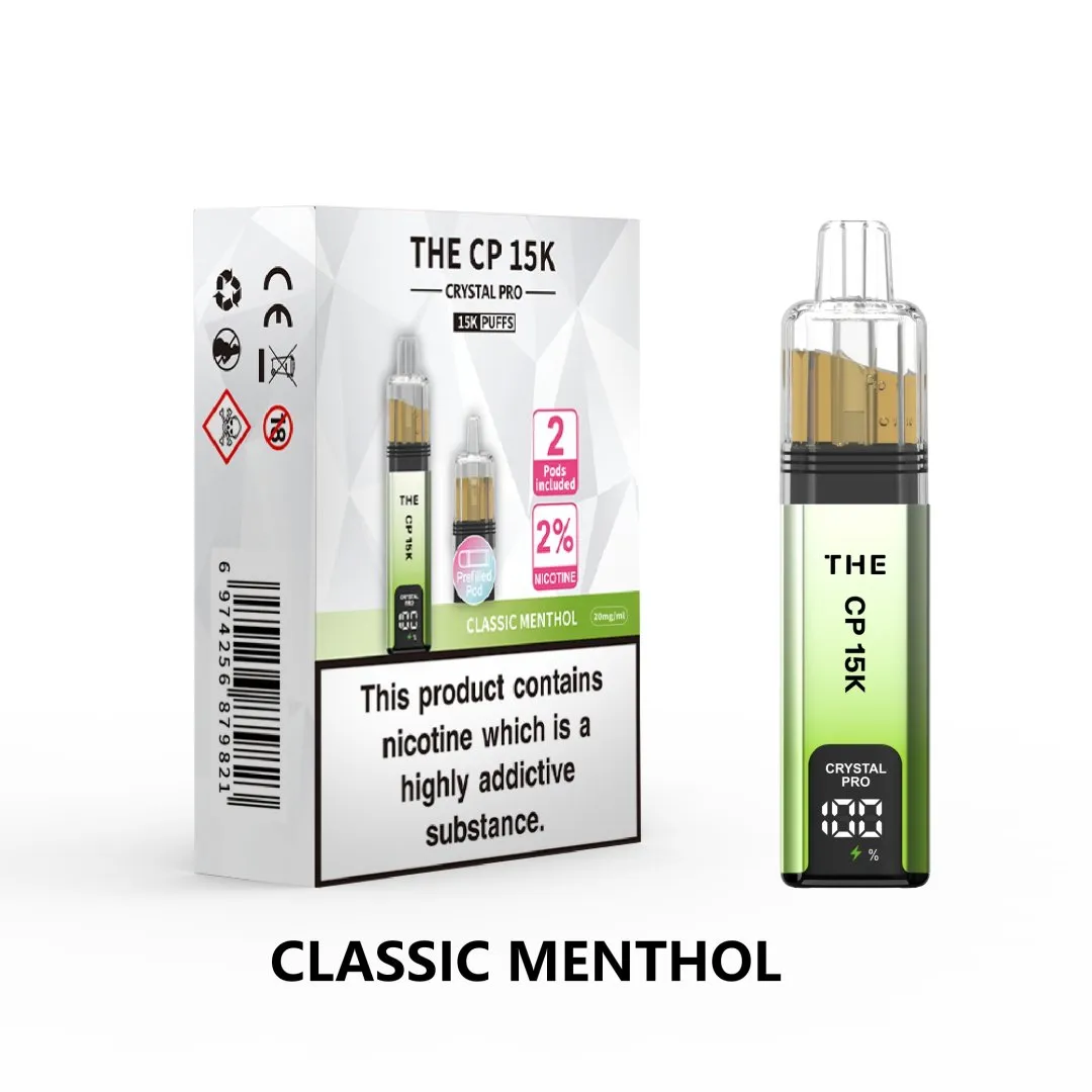 The Crystal Pro CP 15K Puffs Prefilled Vape Kit