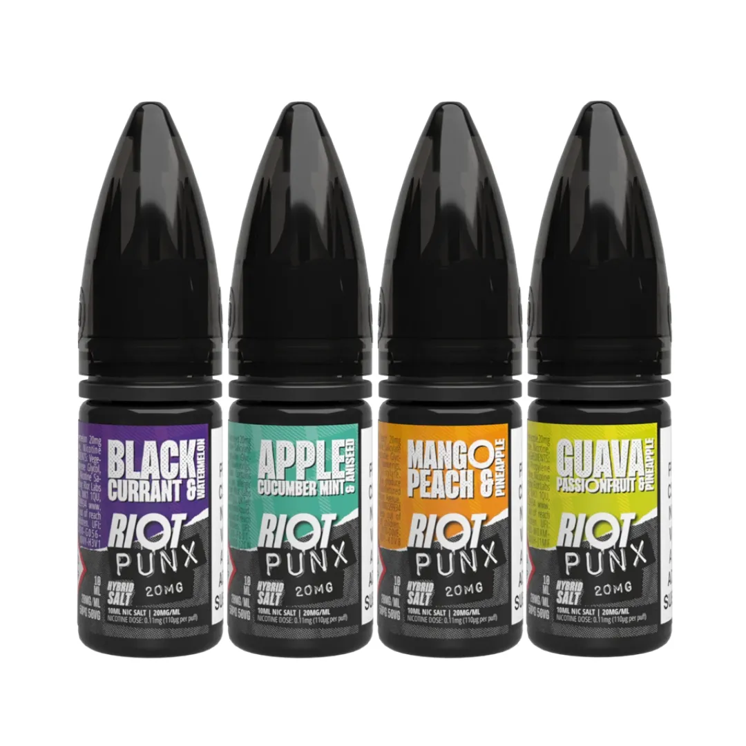 Riot Punx 10ml Nic Salts | Nic Salt E-Liquid UK