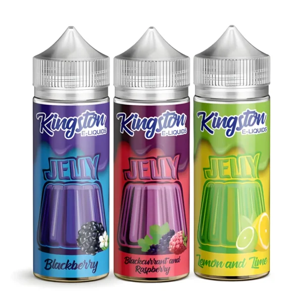 Kingston Jelly Range 100ml Shortfill E-Liquids
