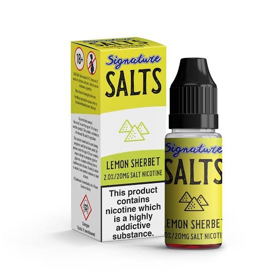Signature Salts Nic Salts 10ml
