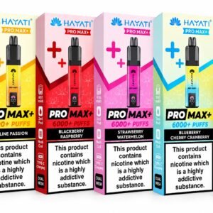 Hayati Pro Max Plus 6000 Prefilled Pod Kit | 6000 Puffs & 85 Flavours UK