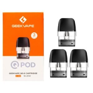 Geekvape Q Replacement Pods | Refillable Cartridge 3 Pack