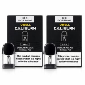 UWELL Caliburn A3 & A3S Replacement Pods | Refillable Integrated Coil Cartridges
