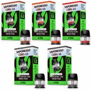 Vaporesso XROS COREX 3.0 Replacement Pods | Mesh Cartridges 4 Pack