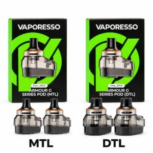 Vaporesso ARMOUR G Replacement Pods 5ml | MTL & DTL GTX Coil Cartridges