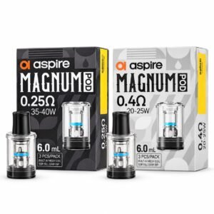 Aspire Magnum Replacement Pods | 6ml Built-In Mesh Coil Cartridges 2 Pack