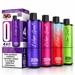 IVG Air 4-in-1 Prefilled Pod Vape Kit | Up to 2400 Puffs | Multi Flavour