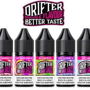 Drifter Bar Series Nic Salts 10ml E-Liquid | 10mg & 20mg | Multiple Flavours