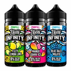 Doozy Infinity Pod Fill 100ml E-Liquid | 0mg | 50/50 VG/PG | Free Nic Shot