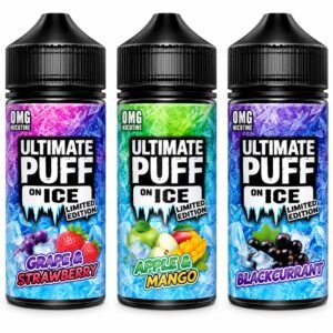 Ultimate Puff On Ice 100ml Shortfill E-Liquid | 0mg | 70VG/30PG | Free Nic Shot
