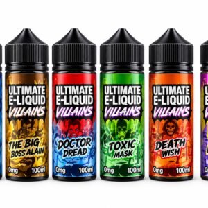 Ultimate E-Liquid Villains 100ml Shortfill | 0mg | 70VG/30PG | Free Nic Shot