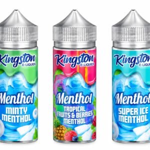 Kingston Menthol 100ml Shortfill E-Liquid | 0mg | 70VG/30PG | Free Nic Shot
