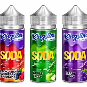 Kingston Soda 100ml Shortfill E-Liquid | 0mg | 70VG/30PG | Free Nic Shot