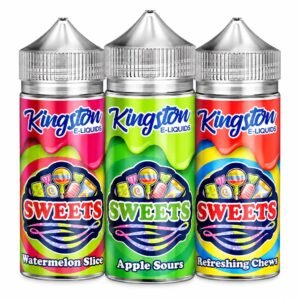 Kingston Sweets 100ml Shortfill E-Liquid | 0mg | 70VG/30PG | Free Nic Shot