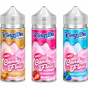 Kingston Candy Floss 100ml Shortfill E-Liquid | 0mg | 70VG/30PG | Free Nic Shot