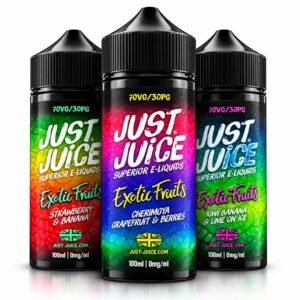 Just Juice Exotic Fruits 100ml Shortfill E-Liquid | 0mg | 70VG/30PG | Free Nic Shot