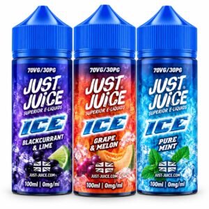 Just Juice Ice 100ml Shortfill E-Liquid | 0mg | 70VG/30PG | Free Nic Shot