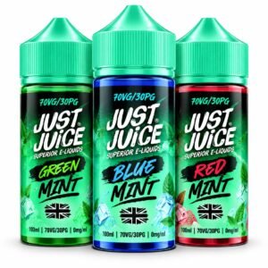 Just Juice Mint 100ml Shortfill E-Liquid | 0mg | 70VG/30PG | Free Nic Shot