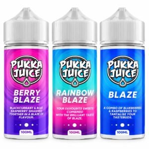 Pukka Juice Blaze 100ml Shortfill E-Liquid | 0mg | 70VG/30PG | Free Nic Shot