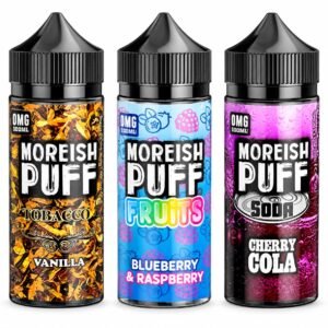 Moreish Puff 100ml Shortfill E-Liquid | 0mg | 70VG/30PG | Free Nic Shot