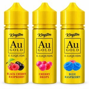 Kingston AU Gold 100ml Shortfill E-Liquid | 0mg | 70VG/30PG | Free Nic Shot